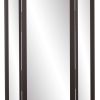 BrandtWorks Full Body Black Trifold Dressing Mirror