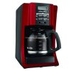 Mr. Coffee Advanced Brew Programmable Coffee Maker, Red, 12 Cup
