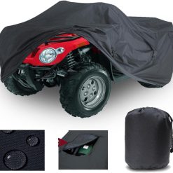 Heavy Duty 4 Wheeler ATV Cover Compatible for Cannondale Blaze 440 Quad All Terrain Vehicles 2002-2006. Strong All Weather Protection.